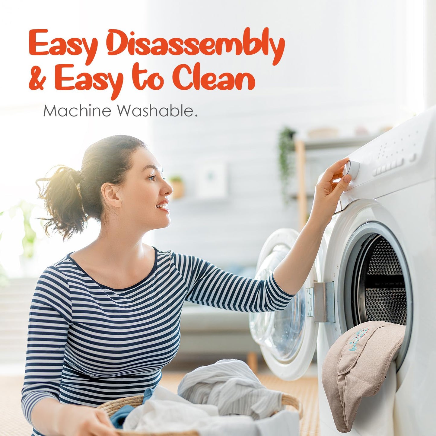 Hook On High Chair - Portable & Foldable for Babies 6-36 Months, Family & Travel Use with Carry Bag(Khaki)