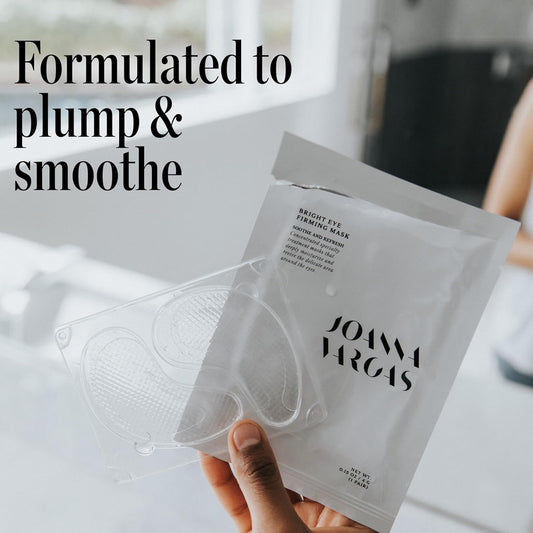 Joanna Vargas Eye Gel Mask – Hydrating Under Eye Patches with Hyaluronic Acid & Chamomile – Depuffing Eye Mask for Dark Circles, Puffiness & Fine Lines – Gel Eye Pads for Women – 1 Pair