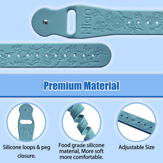 Hion Motion Sickness Bracelets Sea Sickness Wristbands for Motion Sickness/Morning Sickness/Pregnancy Nausea Anti Nausea Wristband Acupressure Nausea Bands Motion Sickness Bands(3Pairs-Bule)