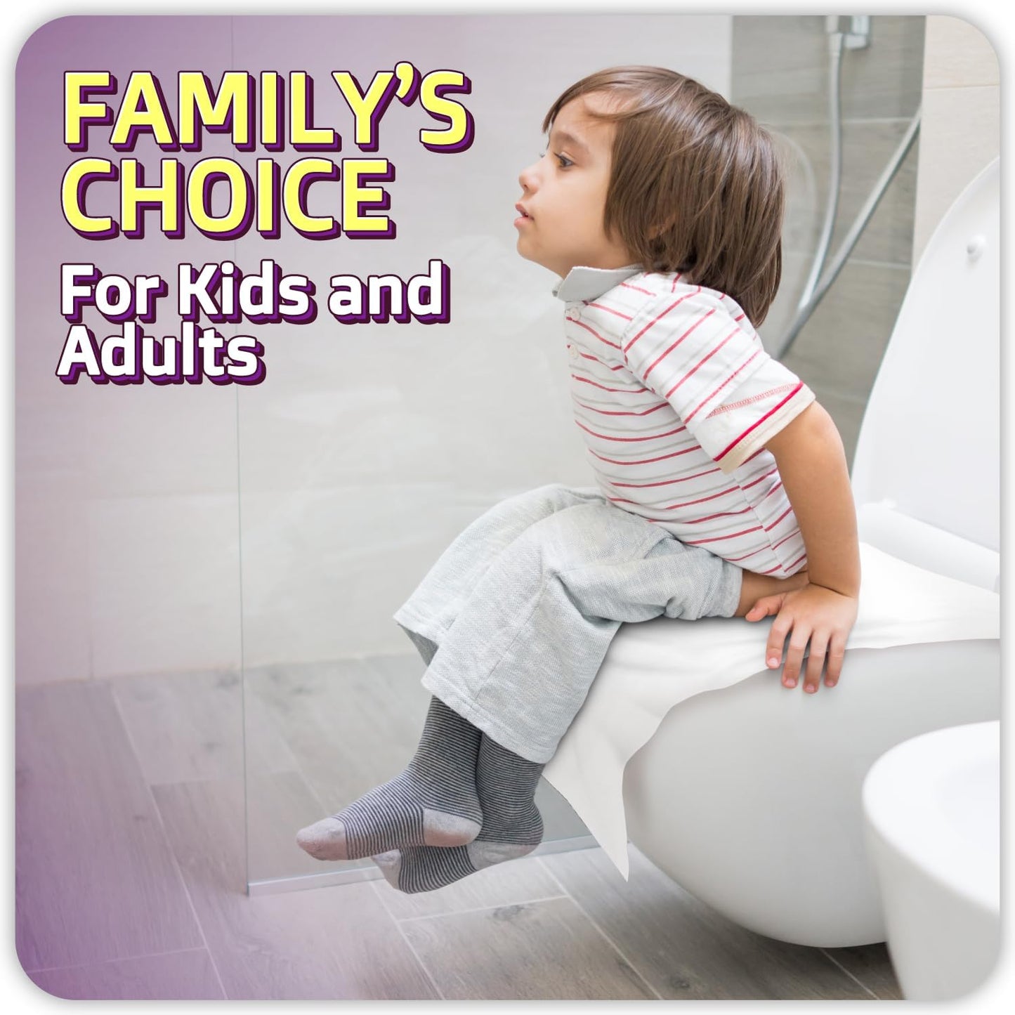 50 Pcs Disposable Toilet Seat Cover - Biodegradable and Flushable Toilet Seat Liners for Public Toilets | Compact One Size Fits All Travel Essentials Toiletries Covers | FIFCO