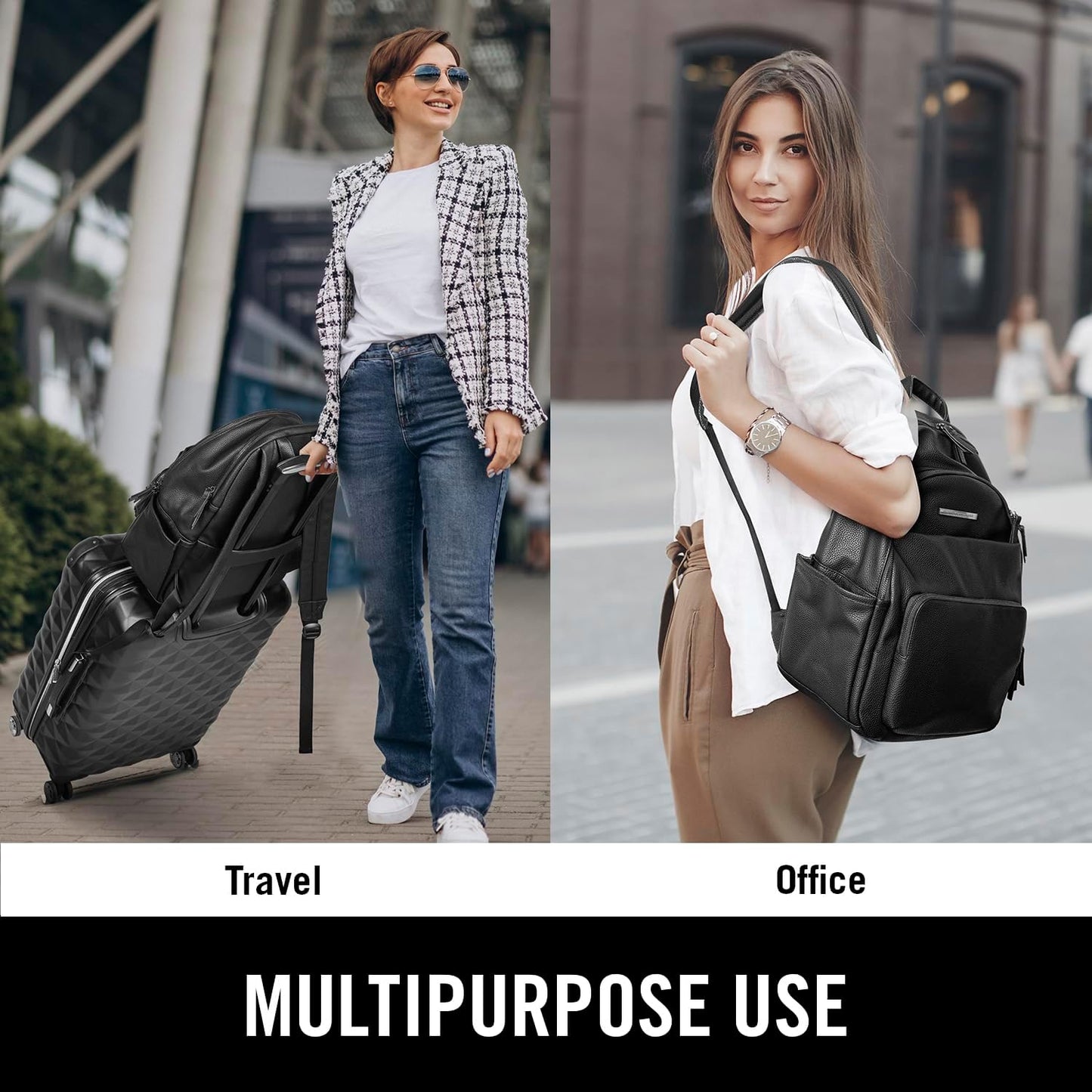 Kenneth Cole REACTION Marley Backpack, Taupe, 15" Laptop