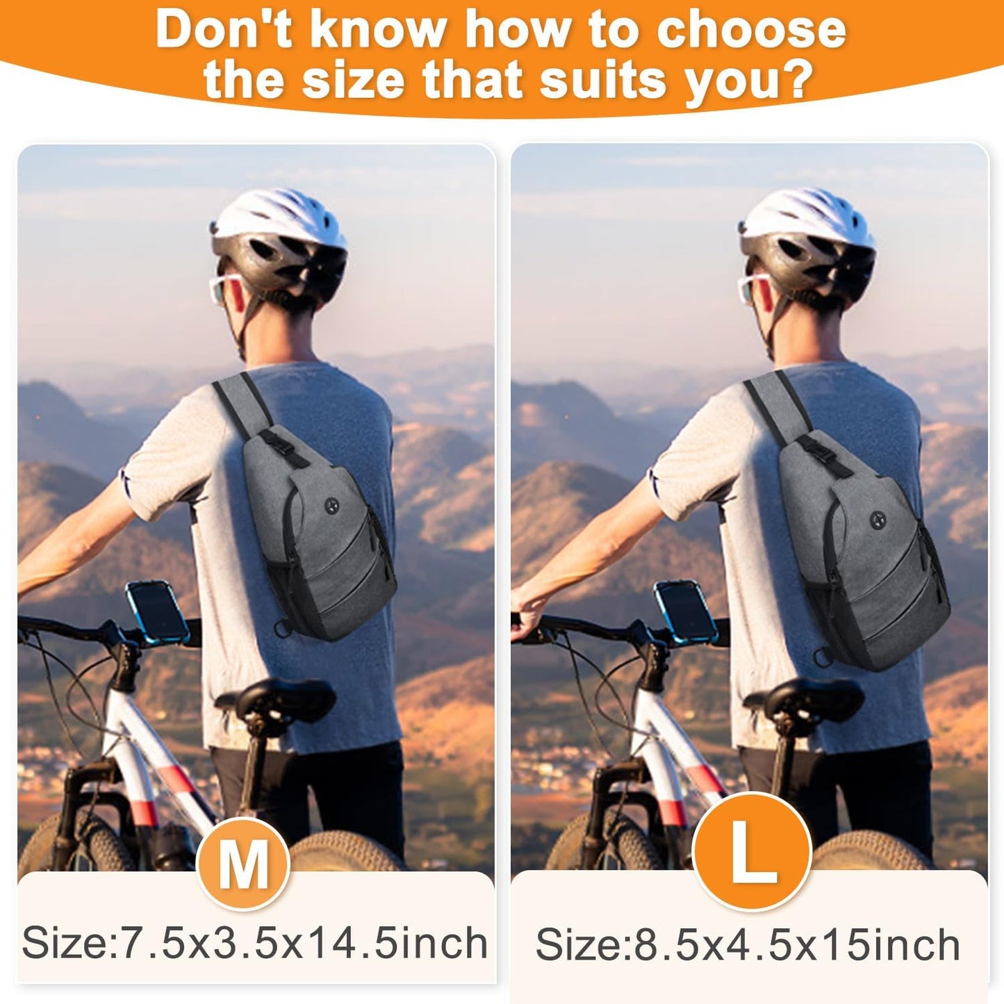 Crossbody Bags for Women Men Trendy Sling Bag Bakpack Casual Chest Bag with Convertible Shoulder Strap