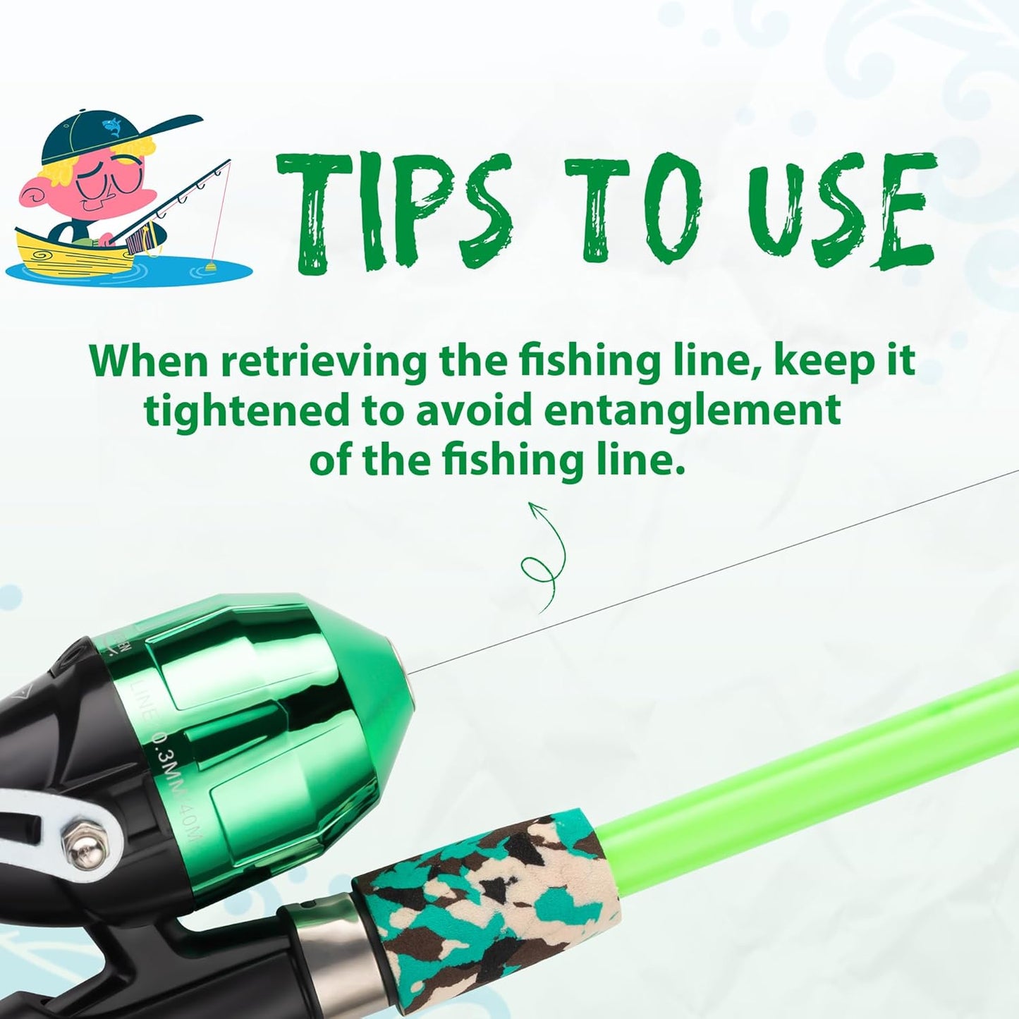 Kids Fishing Pole, Portable Telescopic Kids Fishing Poles for Boys and Girls, Fishing Rod and Reel Combo Kit with Tackle Box, and Fishing Net, Best Fishing Pole for Toddler Youth