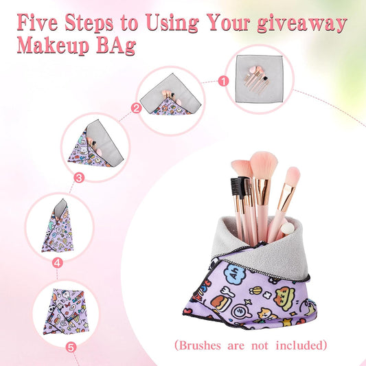 Makeup Train Case, Portable Makeup Case with Mirror, 2-Trays Cosmetic Organizer Case,Nail Polish Organizer, Travel Makeup Box, Profesional for Salon Barber, Pattern Black Pink