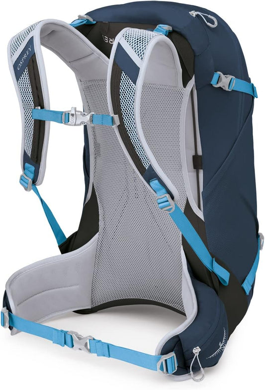 Osprey Hikelite 28L Unisex Hiking Backpack, Atlas Blue, M/L