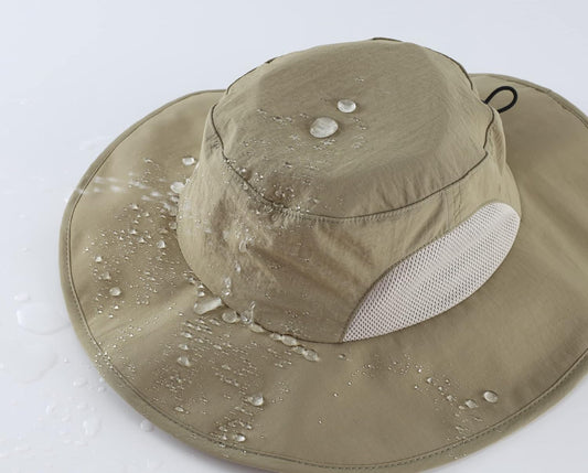 Home Prefer UPF50+ Mens Sun Hat Wide Brim Fishing Hat for Men UV Protection Womens Beach Bucket Hat for Golf Hiking Gardening