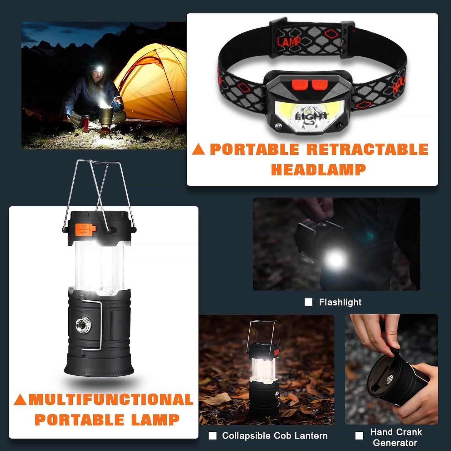 Professional Survival Gear Set - First Aid Kit and Large Camping Backpack, Camping Equipment for Adventure Outdoor Hiking Adventurers