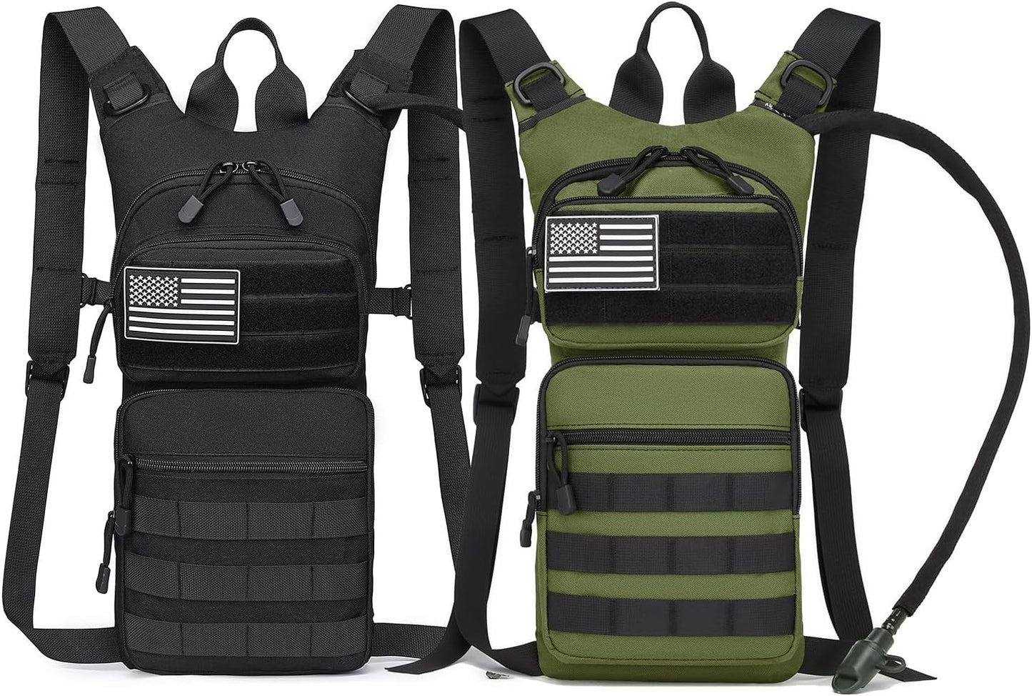 ATBP Insulated Water Hydration Pack Bag with 3L TPU Bladder Tactical Molle Hydration Backpack for Hiking Cycling Running