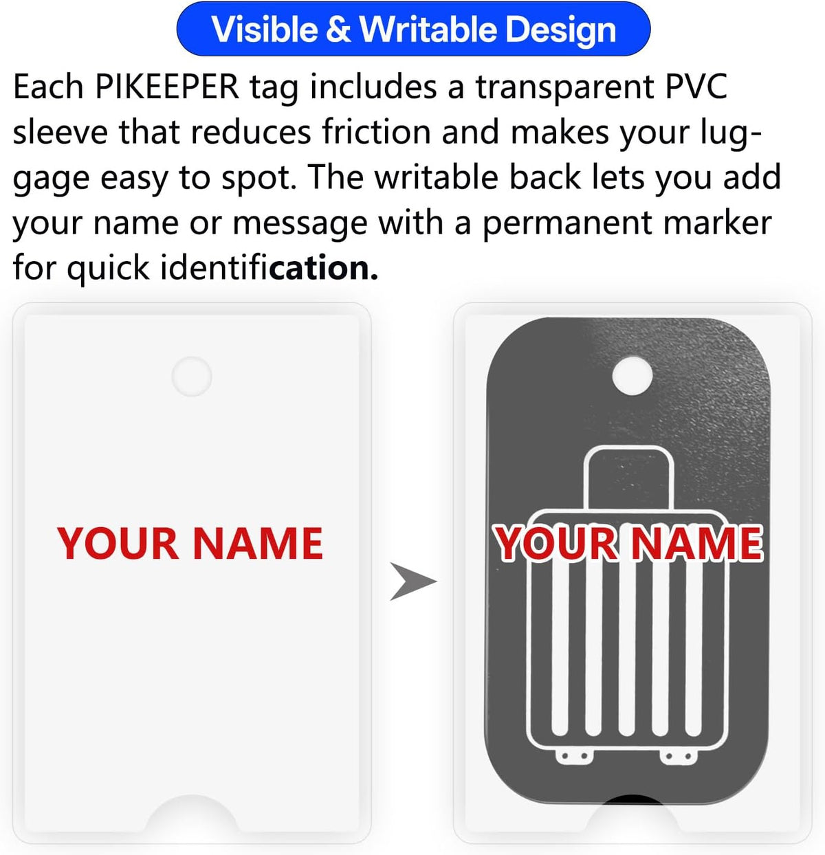 Smart Luggage Tags with QR Code Location Display - Customizable Tags with Privacy Protection for Lost & Found, 4-Pack Waterproof & Durable Travel ID Labels for Suitcases & Backpacks