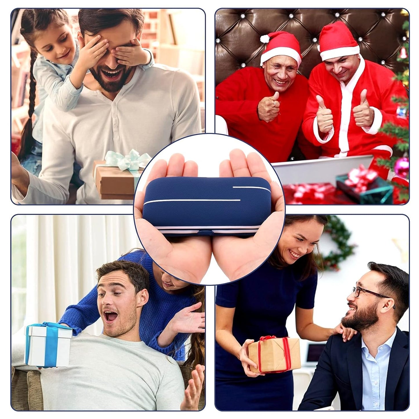 Aceoce Travel Manicure Set Mens Grooming Kit Stainless Steel Nail Clippers Nail Care Tool with Luxurious Travel Case Manicure Pedicure Set Professional Personal Care Gift for Men Family Friends