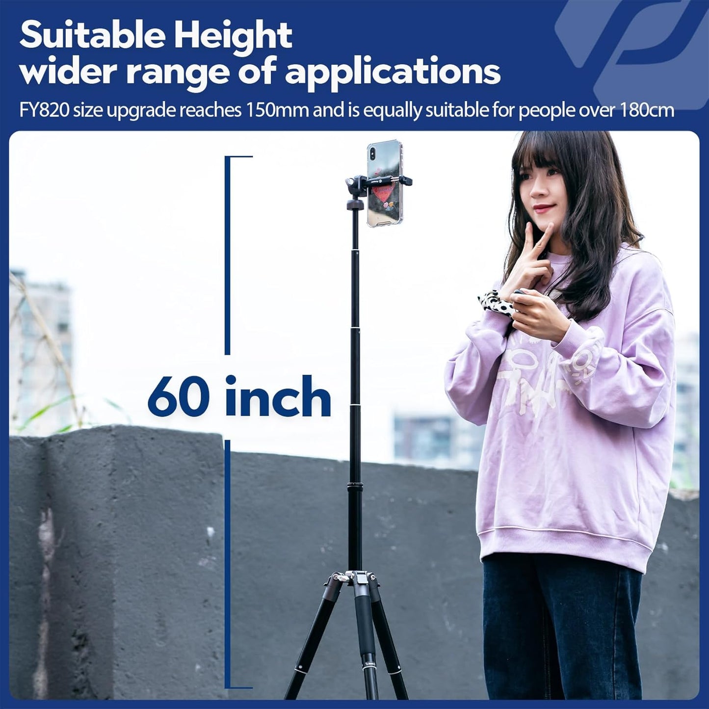 Fotopro FY820 Mini Travel Tripod (Pink)