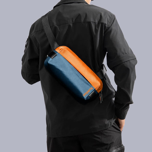 tomtoc Compact EDC Sling Bag, Minimalist Chest Shoulder Backpack Crossbody Bag for Men Women, Lightweight Carry Casual Bag