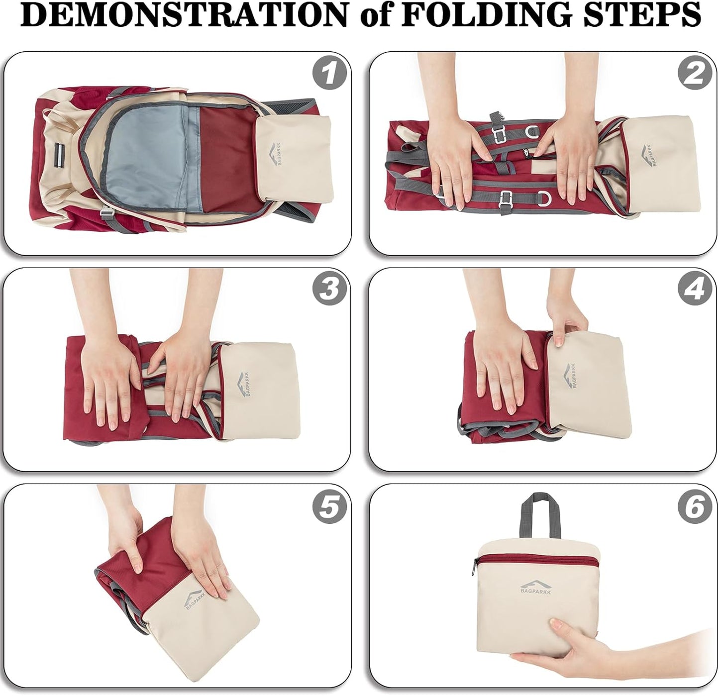 Hiking Backpack,Large 35L Travel Backpacks for Men Women,Water Resistant Ultra Lightweight Foldable Packable Camping Daypack for Outdoor Sports