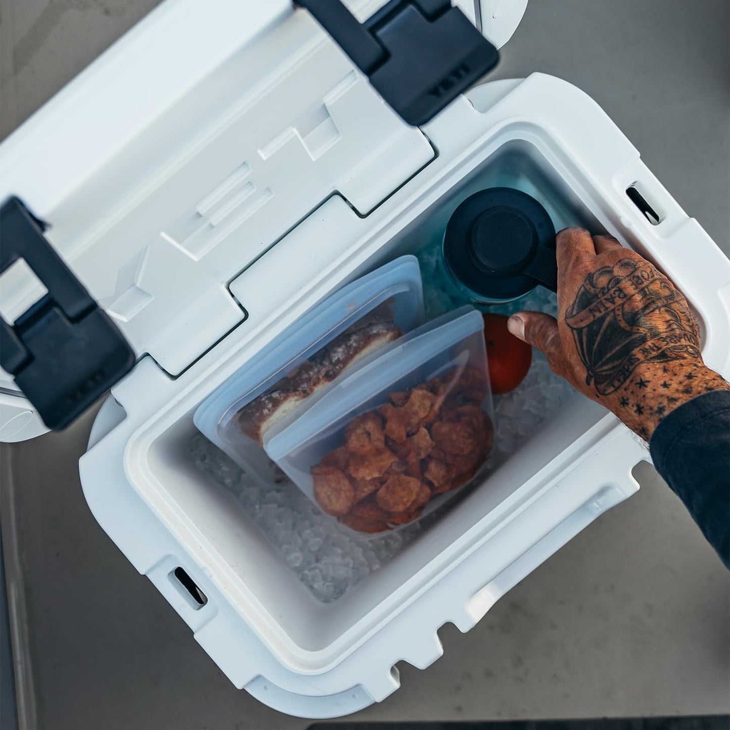 YETI Roadie 15 Hard Cooler with DoubleDuty Shoulder Strap