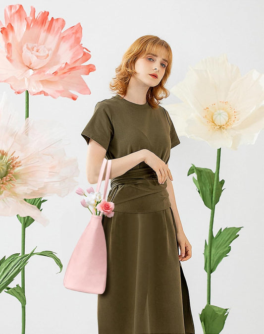 KALIDI Large Tote Bag Vegan Leather Casual Zipper Work Bag Weekender Hobo for Women 23L Oversize Shoulder Travel Purse