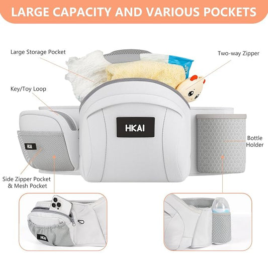 HKAI Baby Hip Carrier, Mom’s Choice Award Winner, Baby Carrier - Image 2