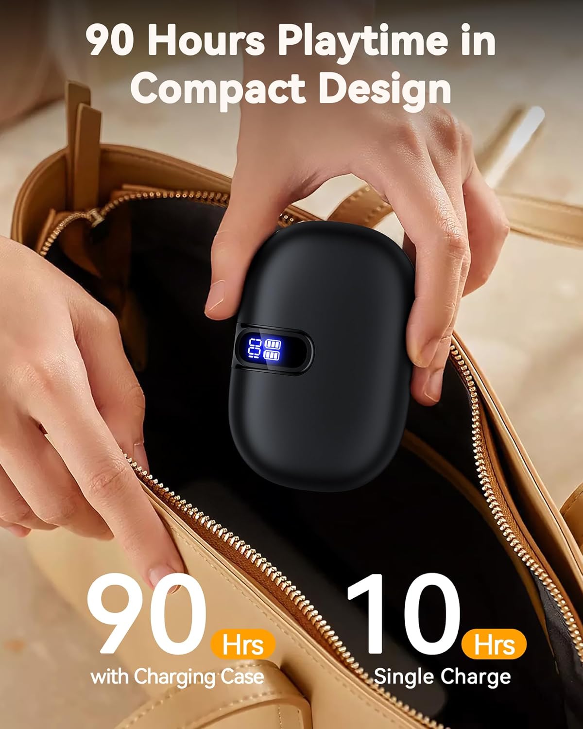 AI Translation Earbuds Real Time, 164 Languages & Accents, 4-in-1 Translator Earbuds Open Ear with 90H Playtime Audifonos Traductores Inglés Español Translation Headphones for Travel Business Meeting