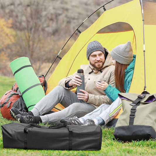 INFANZIA 50inch Sports Duffel Travel Bag, 144L Extra Large Duffel Luggage Bag with Upgrade Zipper, Water Resistant & Foldable Equipment Storage Bag for Camping Tent Tripod Fishing