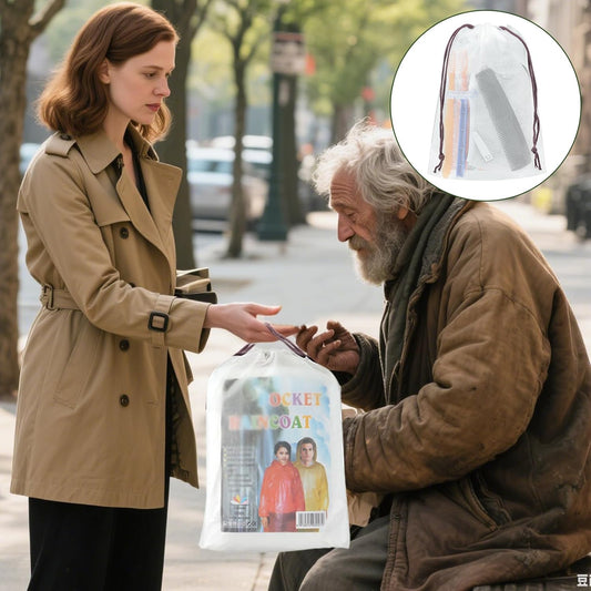 84 Pcs Homeless Care Package Supplies Bulk Hygiene Kits with Nail Clipper, Prepasted Disposable Toothbrushes, Razors, Ponchos, Combs, Socks & Drawstring Bags — Ideal Charity or Personal Travel Package