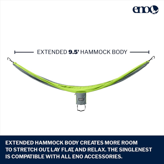 ENO, Eagles Nest Outfitters SingleNest Lightweight Camping Hammock