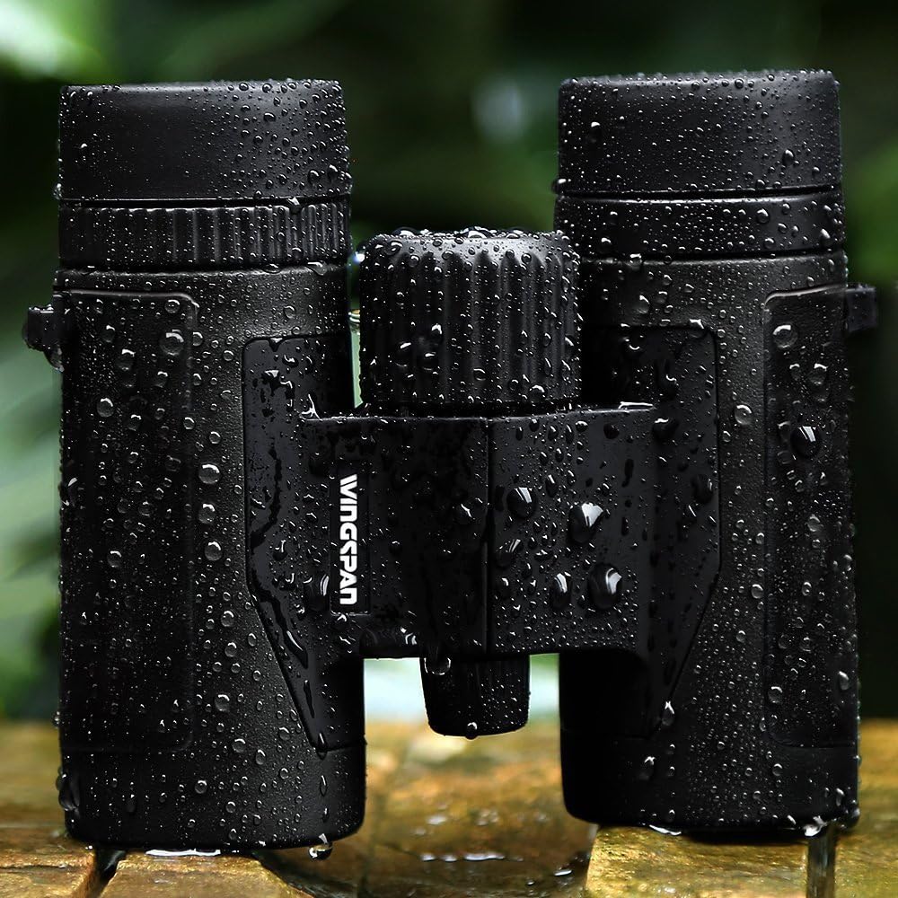 Wingspan Optics FieldView 8X32 Compact Binoculars for Bird Watching. Lightweight and Compact for Hours of Bright, Clear Bird Watching. Also for Outdoor Sports Games and Concerts
