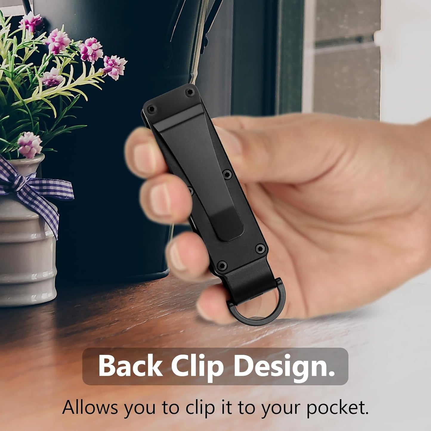 Key Organizer Minimalist Innovative Keyholder Compact Keys Organizer Smart KeyChain Secures 2-6 Keys