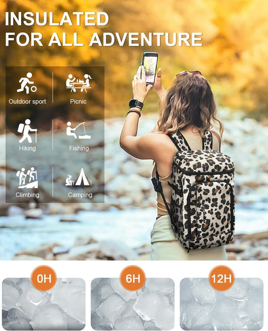 Capolo 36/45 Cans Cooler Backpack Insulated Waterproof for Women Men Lunch Backpack Coolers Leak Proof Soft Cooler Bags