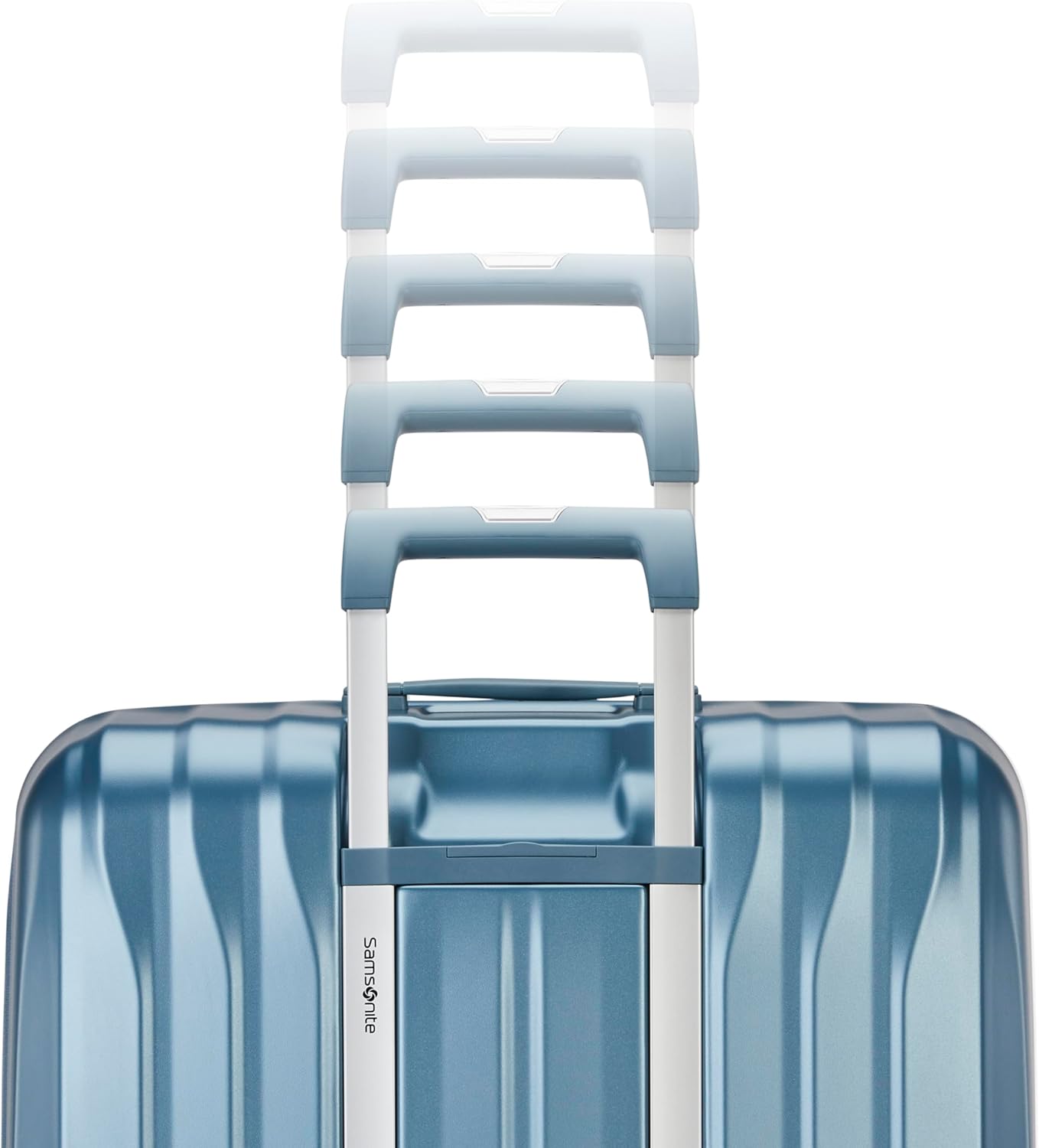 Samsonite UpLIFT Large Checked Hardside Luggage with Spinner Wheels - Airline-Approved, TSA Lock, Adjustable Handle System - Polycarbonate Hard Suitcase for Ultra Lightweight Travel - Elemental Blue