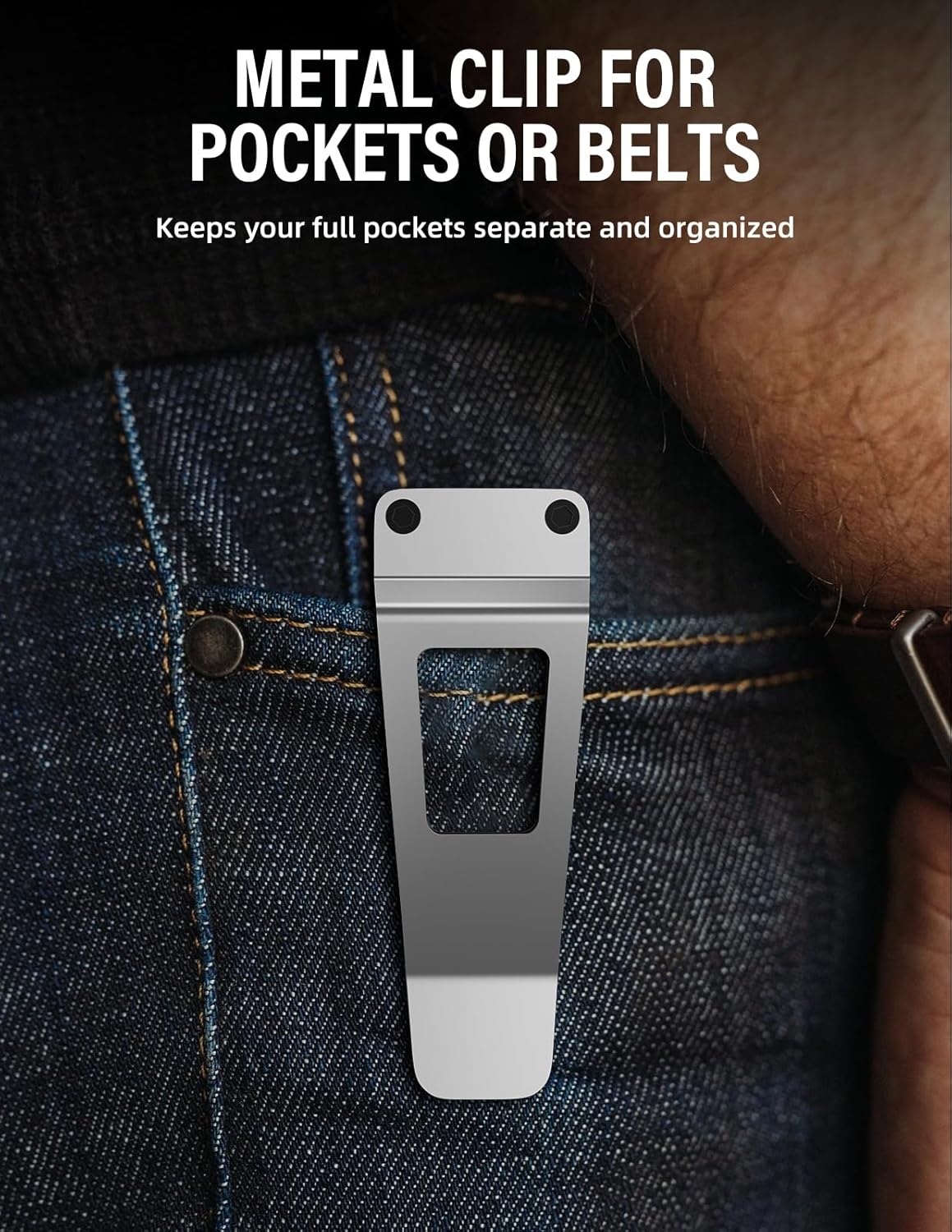 Key Organizer Compact Key Holder Metal Key Chain Minimalist key case key holder for keychain Secures 1-5 Keys