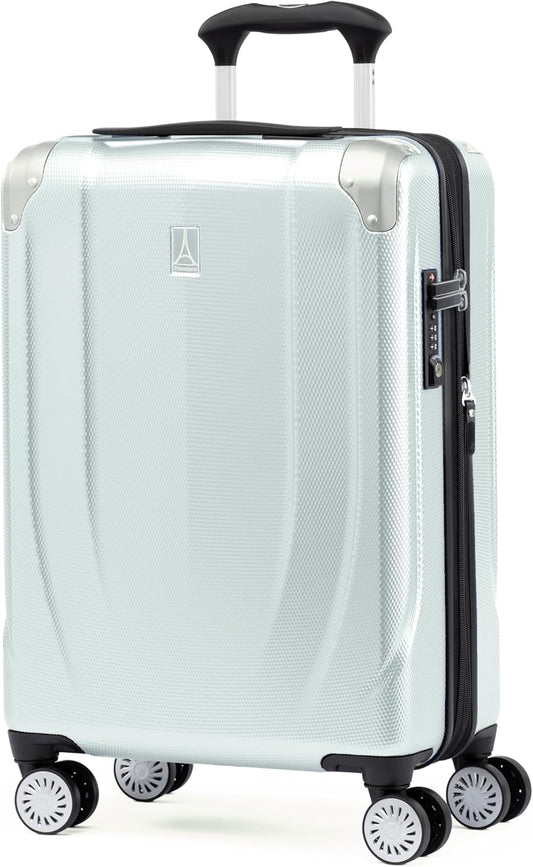 Travelpro Pathways 3 Hardside Expandable Luggage, 8 Spinner Wheels, Lightweight Hard Shell Suitcase, Cloud Grey, Carry On 21 Inch