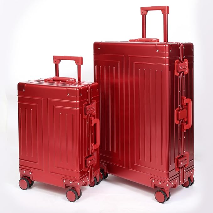 All Aluminum Carry On Luggage,Cut from Whole Aluminum Sheet,22x14x9 Airline - Image 6