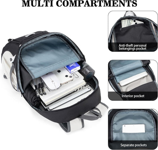 Hiking Backpack,Large 35L Travel Backpacks for Men Women,Water Resistant Ultra Lightweight Foldable Packable Camping Daypack for Outdoor Sports