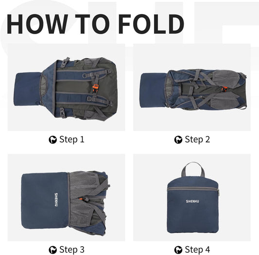 40L Hiking Backpack Lightweight Daypack Waterproof Travel Camping Backpack for Men Women Sport Packable