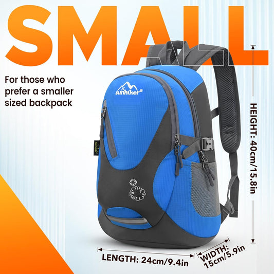 sunhiker Cycling Hiking Backpack Water Resistant Travel Backpack Lightweight SMALL Daypack M0714