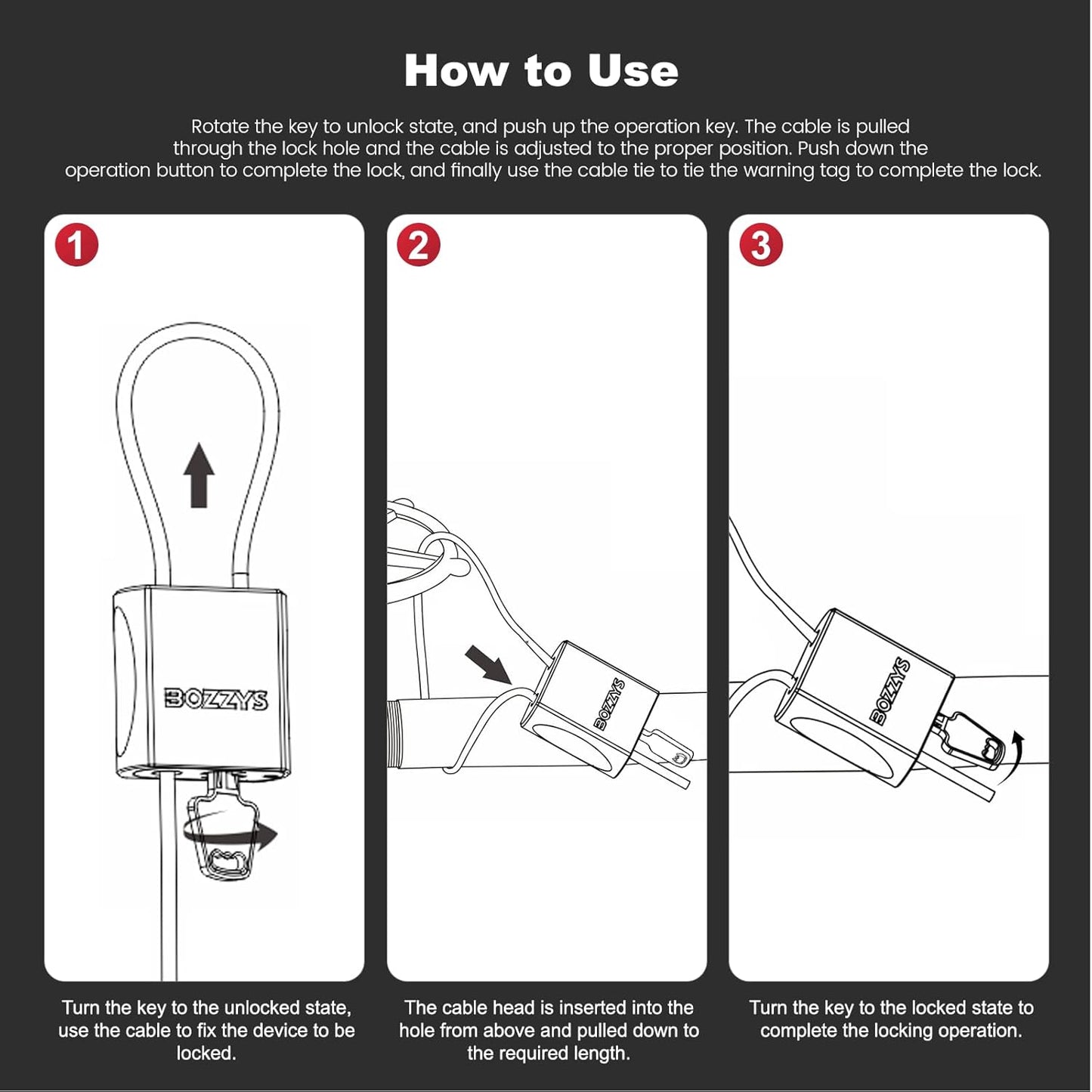 Adjustable Cable Padlock with 3 Keys | 1.15ft L x 1/6in D Aluminum Steel Cable Locks for Bikes, Gate, Lockers & Outdoor Gear | Keyed Different & Silver