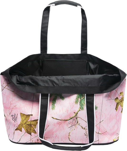 geckobrands Oversized Beach Tote – Large and Stylish Beach Bag with 4 Exterior Pockets and Zippered Internal Compartment