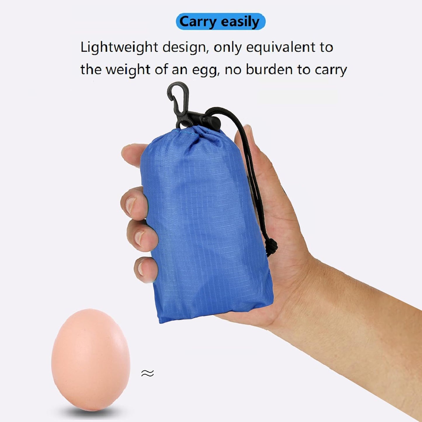 16L Hiking Daypack Lightweight Foldable Travel Backpack Water Repellent Camping Outdoor Packable Easy Carry-on Bag (Royal Blue)