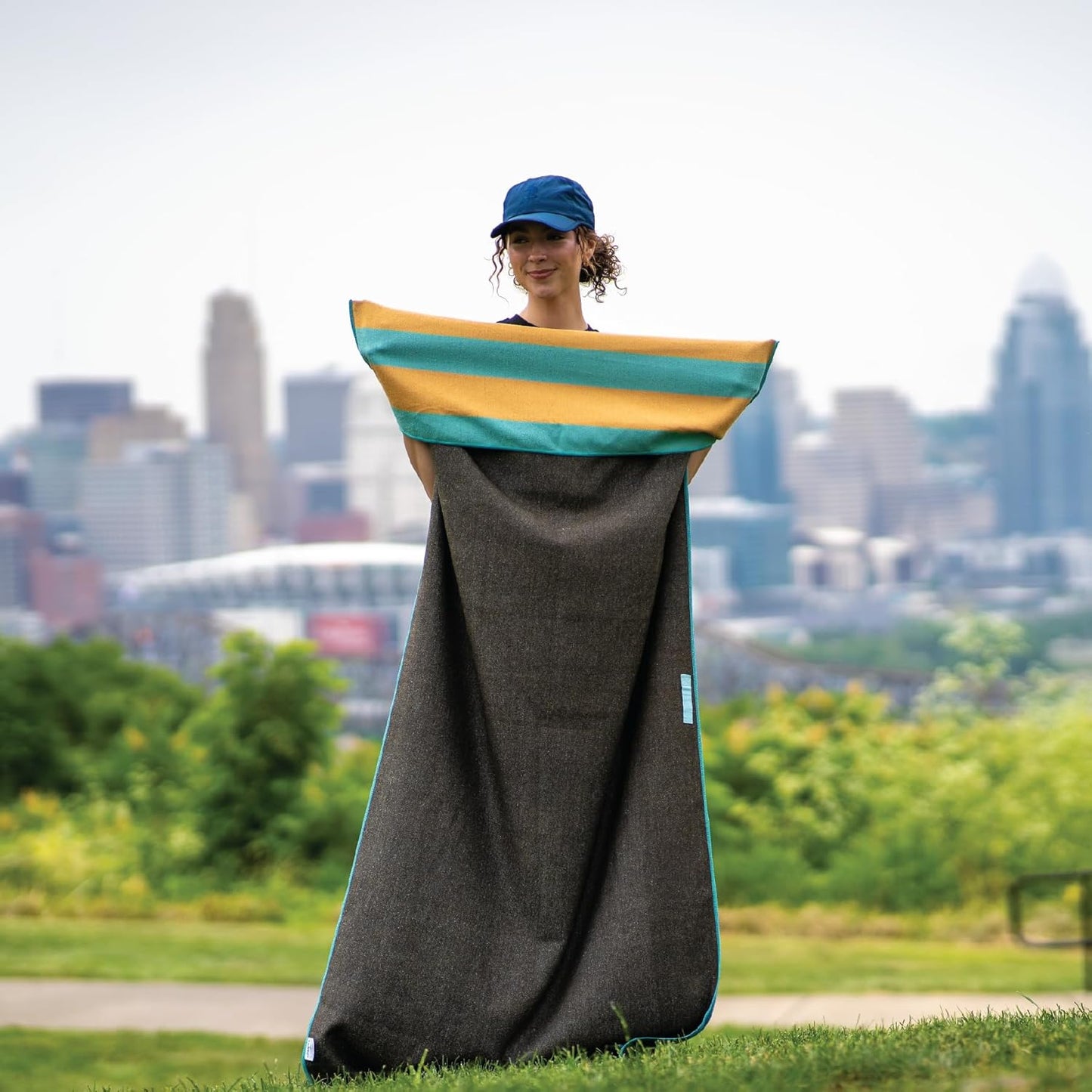 Sprints Athletic Running Towel, Full-Sized, Car Seat Cover - Moisture Wicking (Sasquatch)