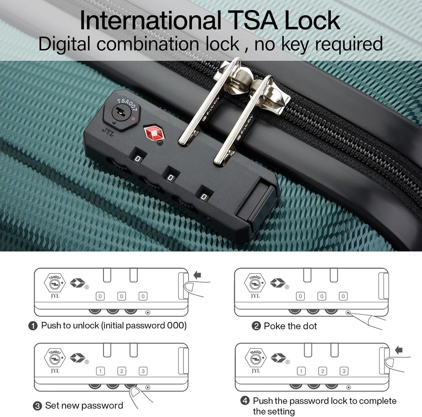 Hanke 16 Inch Underseat Carry on Luggage with Wheels,Small Hard Shell Suitcases for Weekender,Tsa Approved Lightweight Travel Luggage Suitcase for Womem Men,Blackish Green.