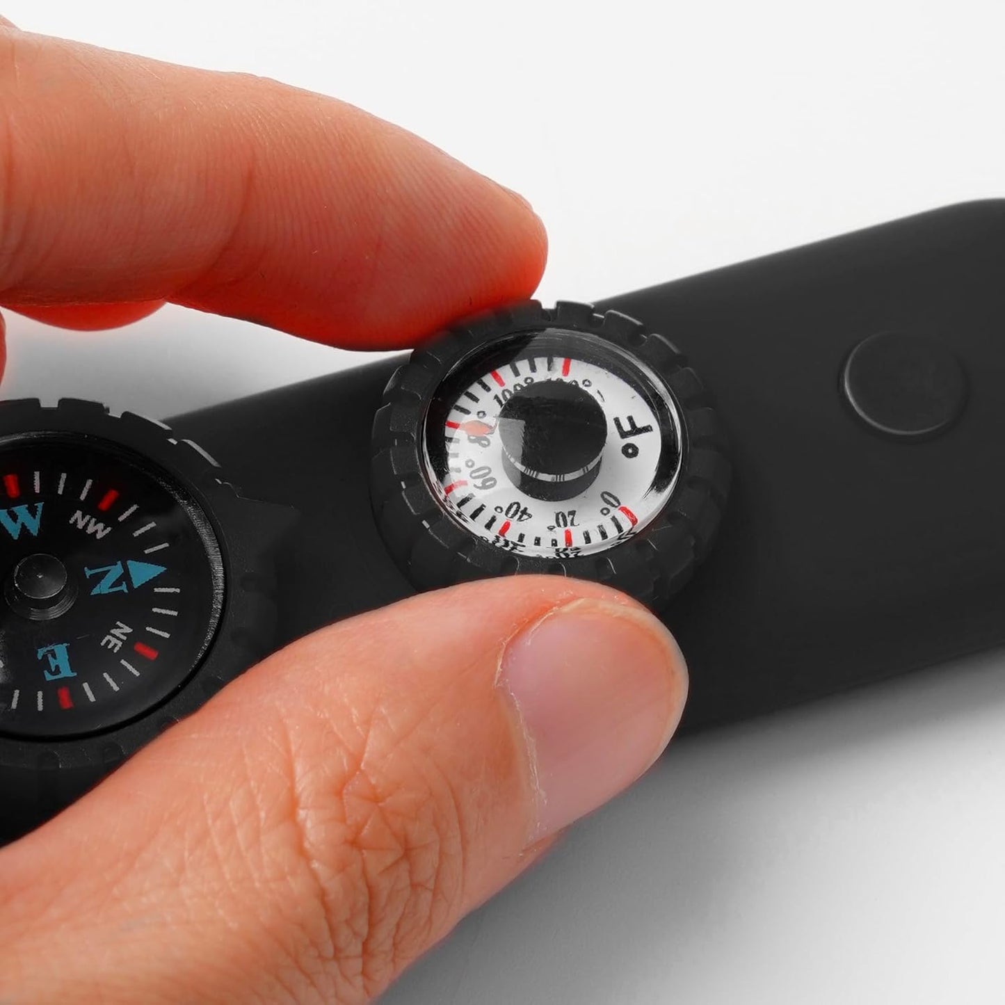 Emergency Survival Safety Whistle,Whistle for Kids with Lanyard,Compass,Thermometer,Ideal for Kayaking, Boating, Hiking, Camping, Climbing