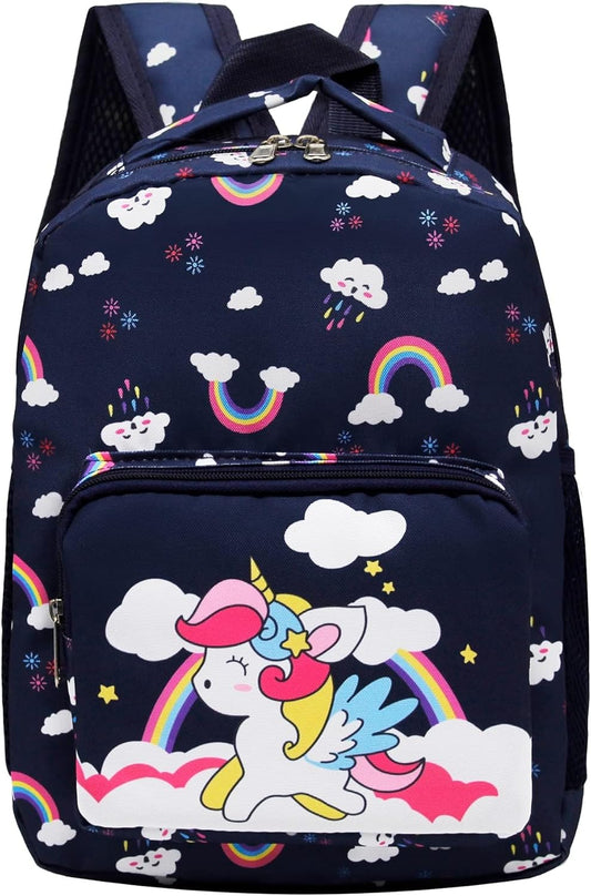 POWOFUN13 inch Kids Toddler Preschool Travel Backpack Cute Cartoon Backpack For Girls Boys Baby