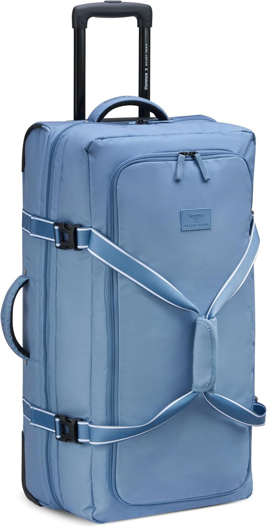 florence by mills Women's Two Wheel Rolling Travel Duffle Bag