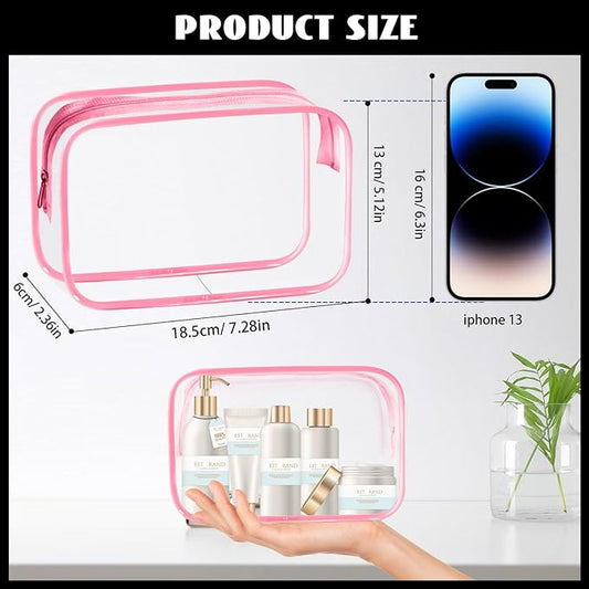 16-Piece Makeup Bags, Waterproof Toiletry Bag Carry Pouch Portable Cosmetic Bag - Image 2
