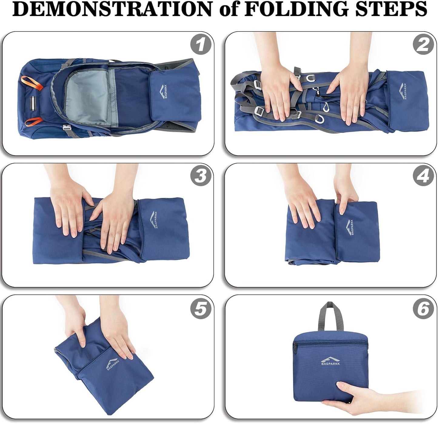 Hiking Backpack,Large 35L Travel Backpacks for Men Women,Water Resistant Ultra Lightweight Foldable Packable Camping Daypack for Outdoor Sports