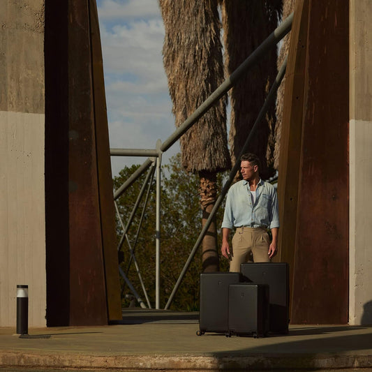 LEVEL8 Elegance Matte Luggage Set, 20 Inch Carry-on Luggage, 24&28 Large Suitcase Lightweight Hardside Suitcases with Wheels,Tsa Lock,3-Piece Set(20/24/28), Black