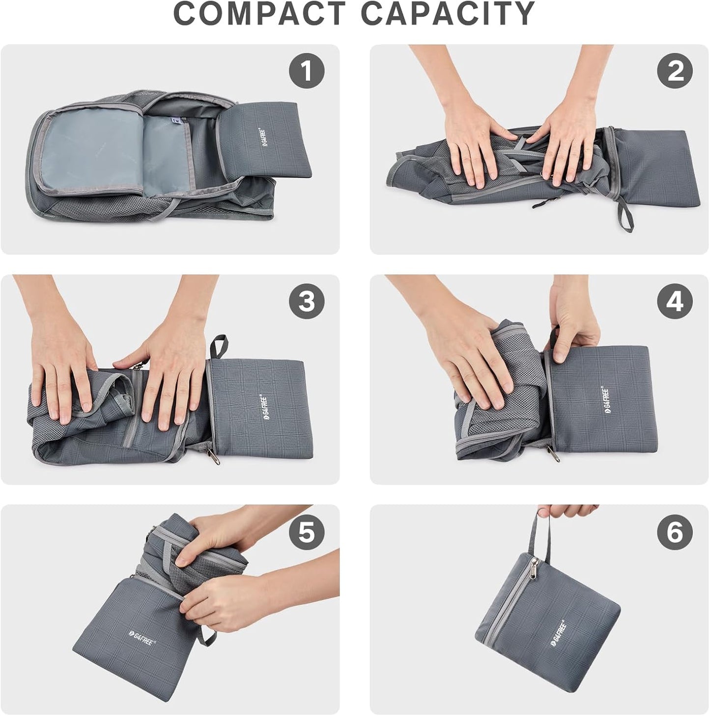 G4Free 10L/15L Hiking Backpack Lightweight Packable Hiking Daypack Small Travel Outdoor Foldable Shoulder Bag