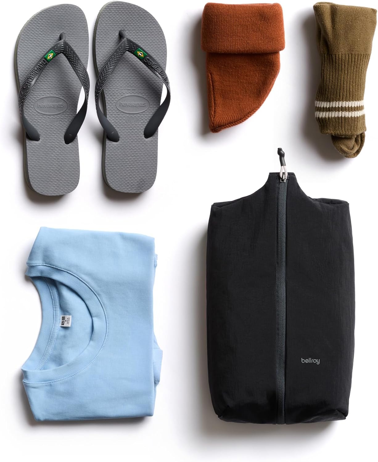 Bellroy Lite Packing Caddy 8L (Travel Organizer Packing Cube, Zip-up Storage Solution for Travel Near or far) - Black