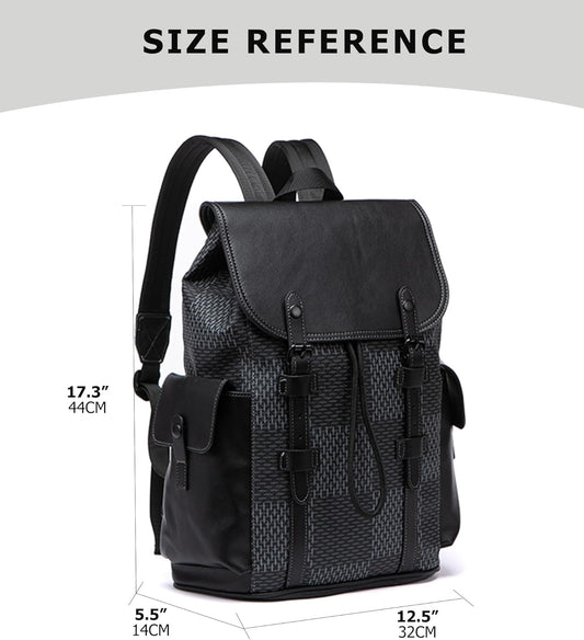 KingTo Laptop Backpack for Men Luxury Anti-Theft Travel Backpack Casual Business Waterproofing Computer Bag (A-Gray)