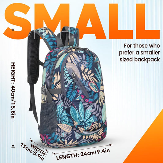 sunhiker Small Cycling Hiking Backpack Water Resistant Travel Backpack Lightweight Daypack M0714 (20-25L) (Leaf)