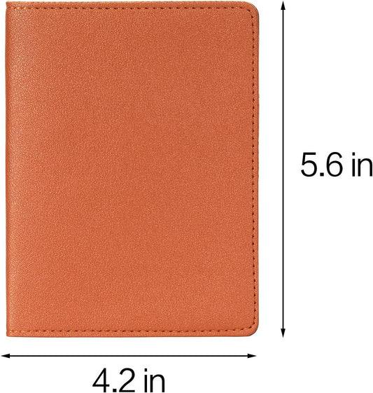 2 Pack Passport covers and Vaccine Card Holder Arouselove PU Leather Passport Wallet Vaccine Case Protector Slot Travel Passport Wallets for Women & Men
